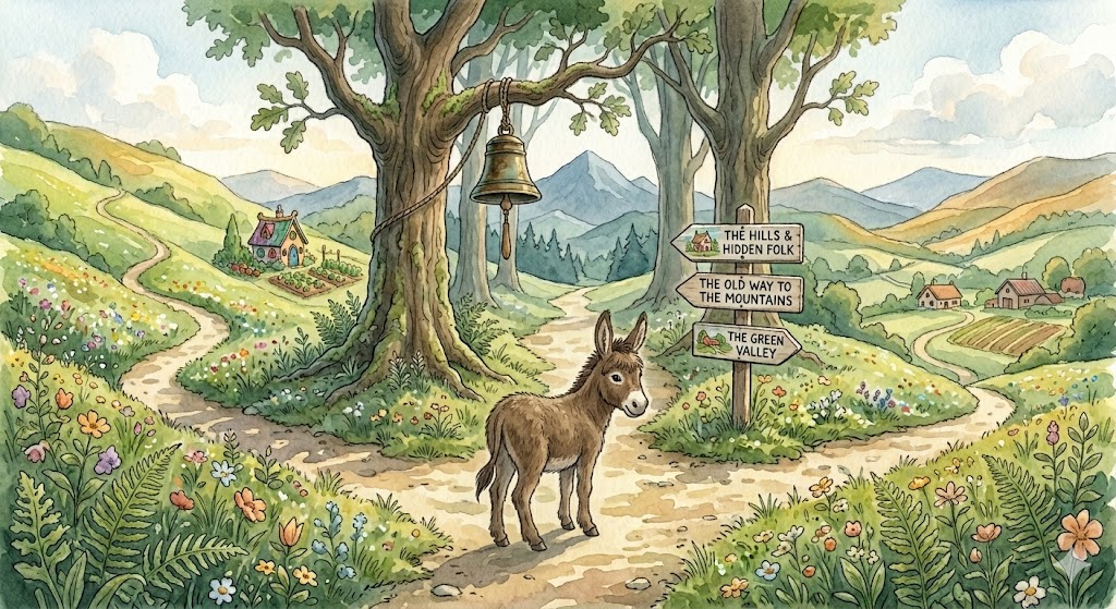 Illustration for The Donkey and the Three Promises