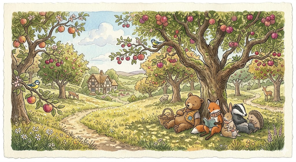Illustration for The Orchard of Shared Shadows